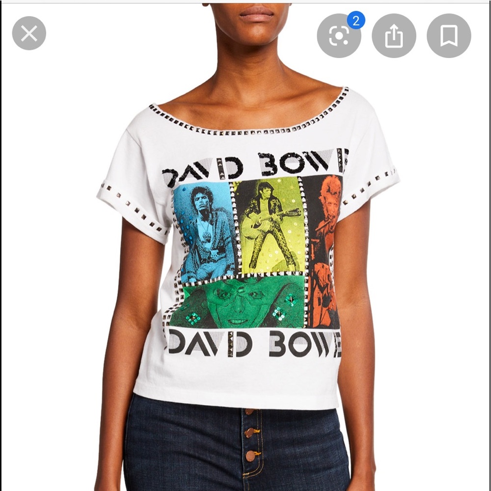 Alice and Olivia David Bowie Tshirt